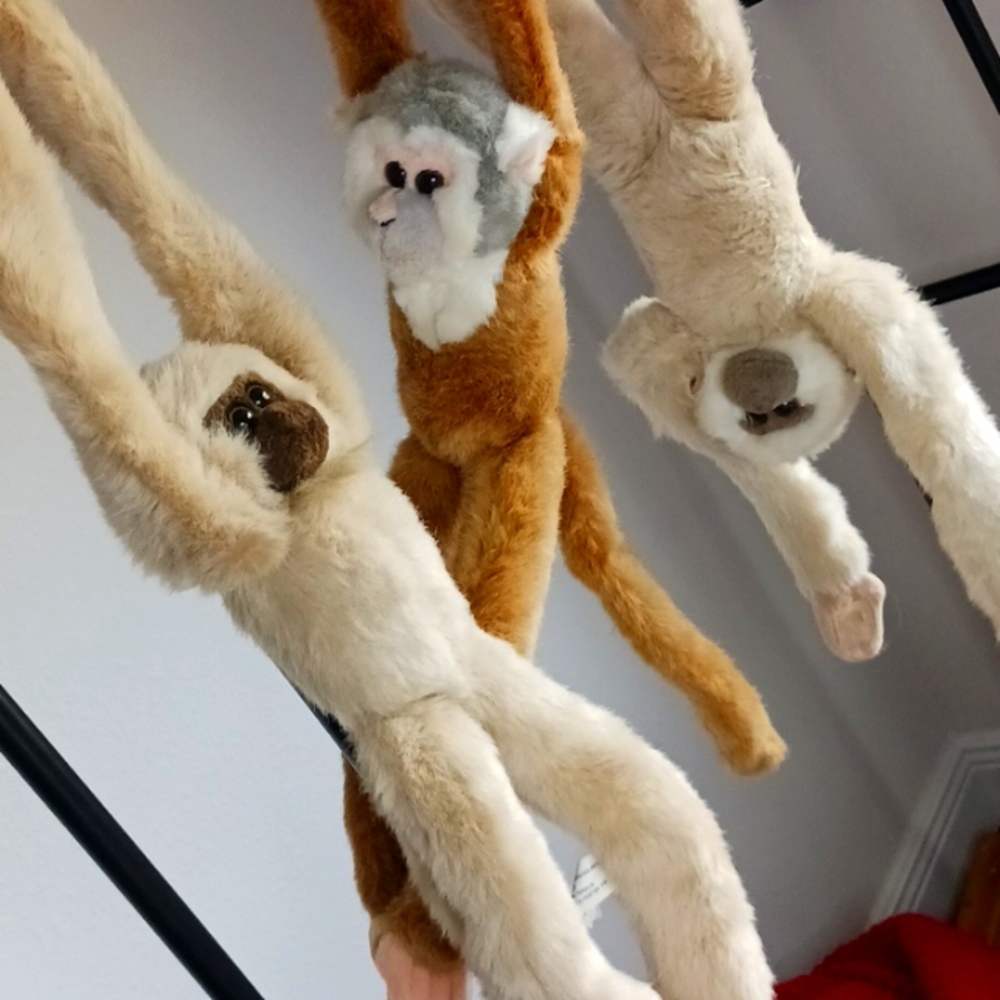 Plush Monkeys Set of Three